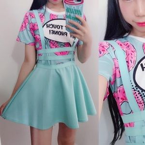 Mint cage skirt